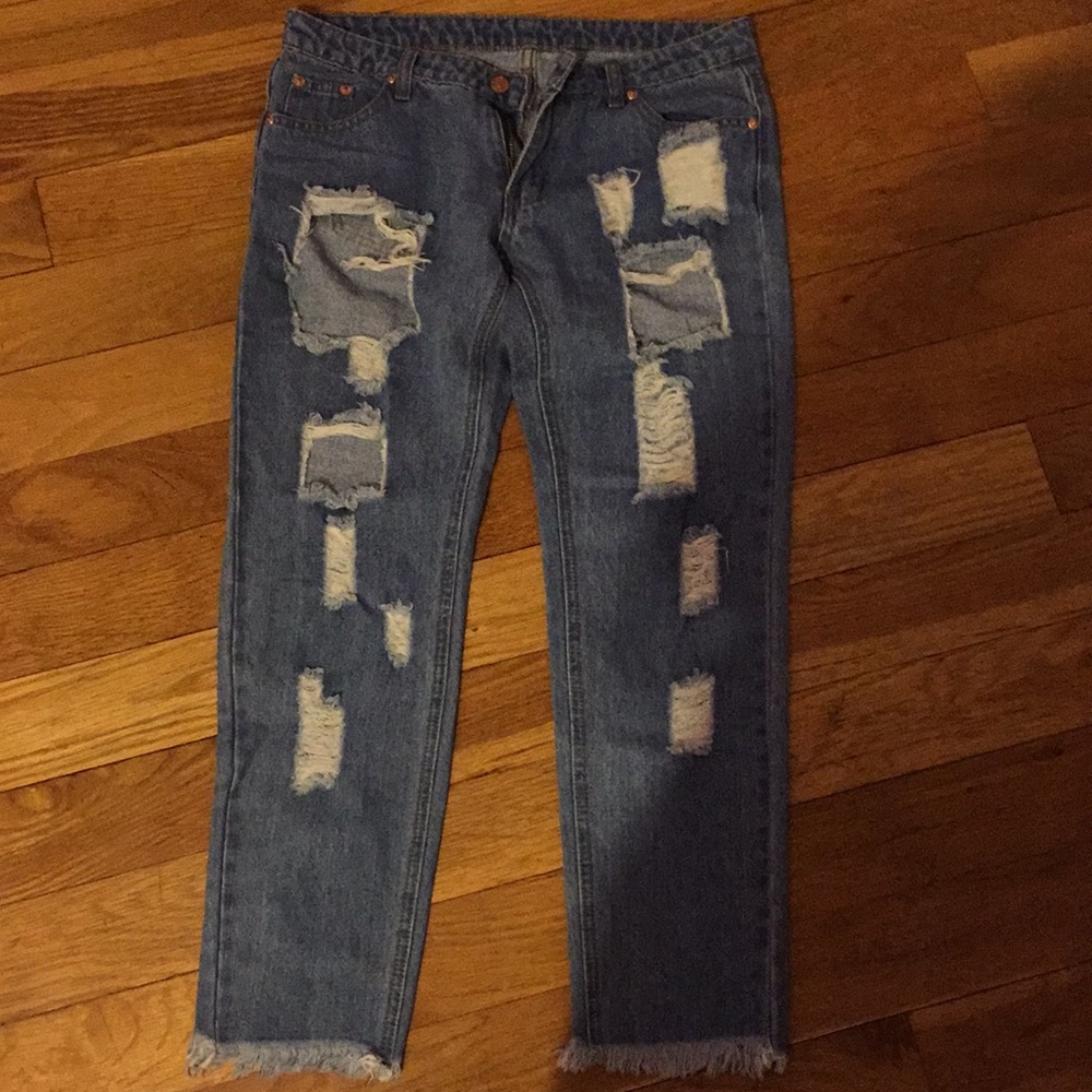 ripped jeans